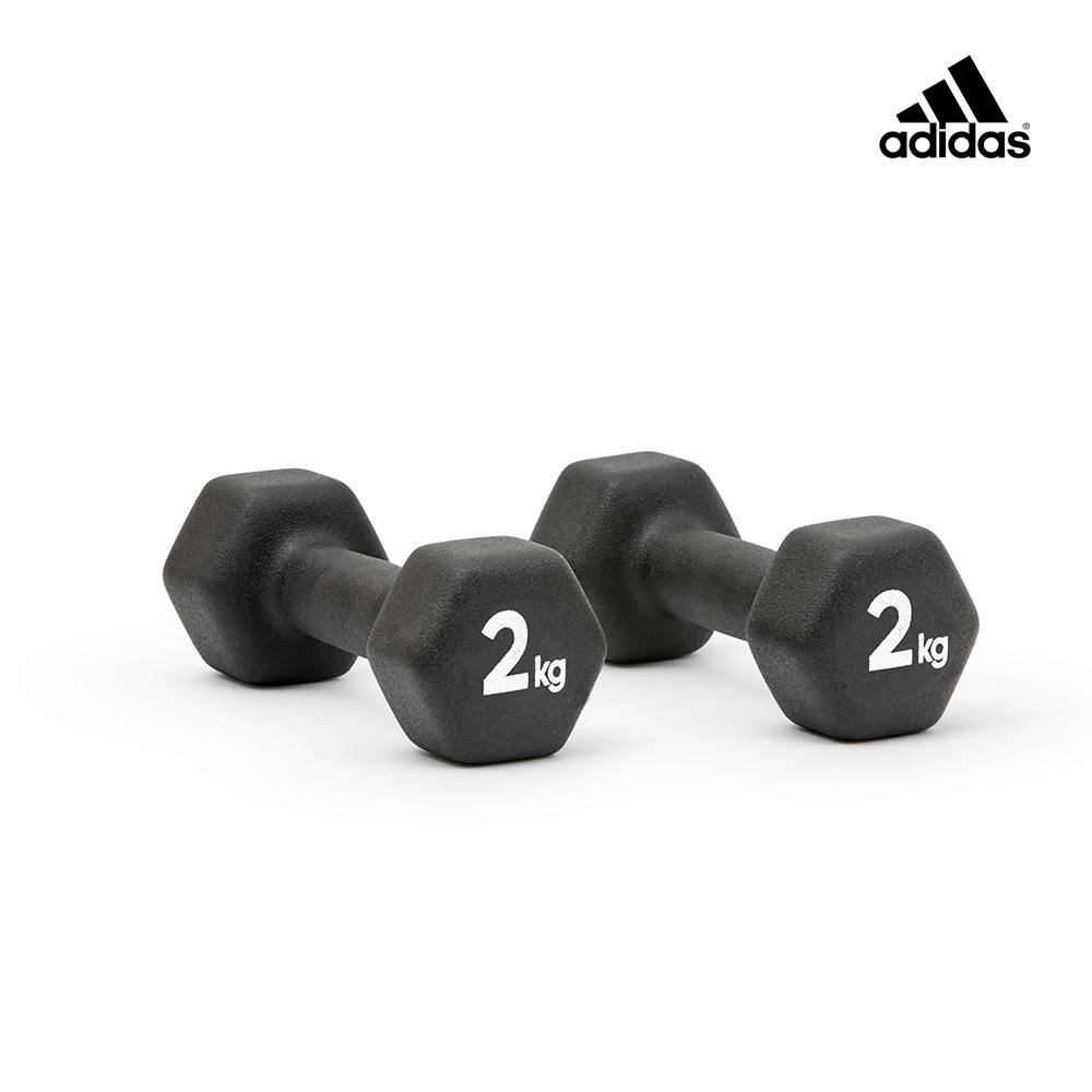 【Adidas 愛迪達】六角健身啞鈴(2kg)