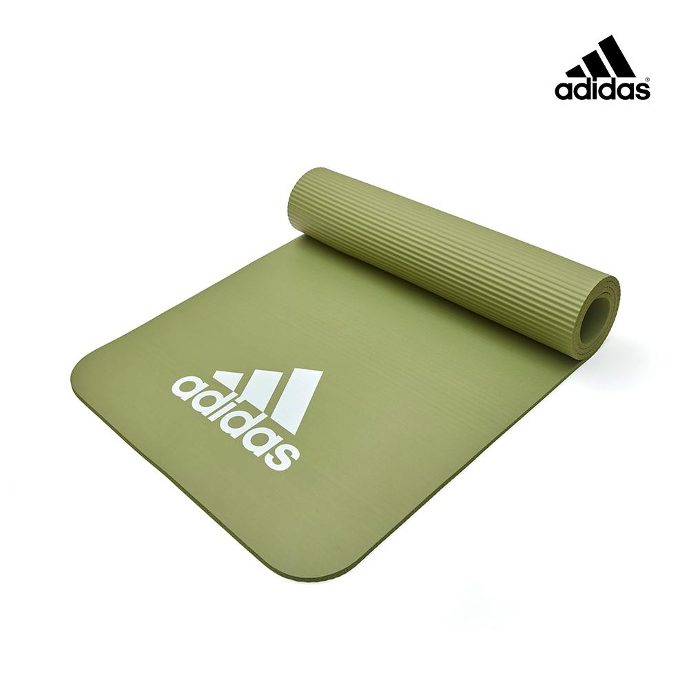 【Adidas 愛迪達】輕量彈性瑜珈墊-7mm(抹茶綠)