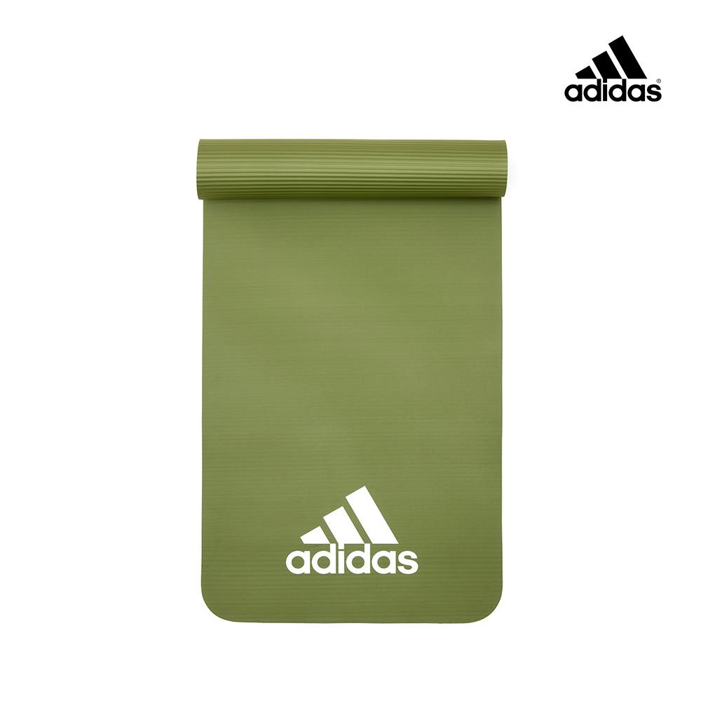 【Adidas 愛迪達】輕量彈性瑜珈墊-7mm(抹茶綠)