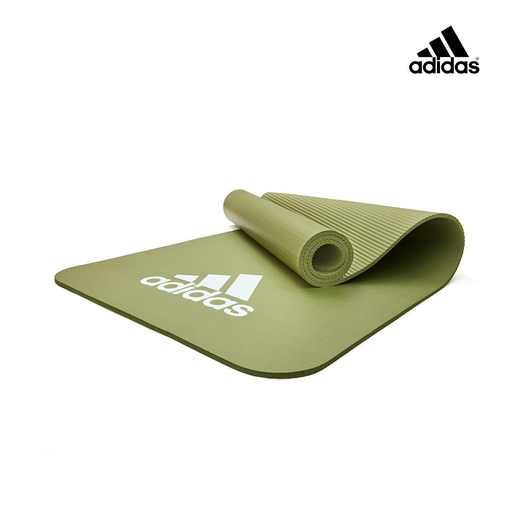 【Adidas 愛迪達】輕量彈性瑜珈墊-7mm(抹茶綠)