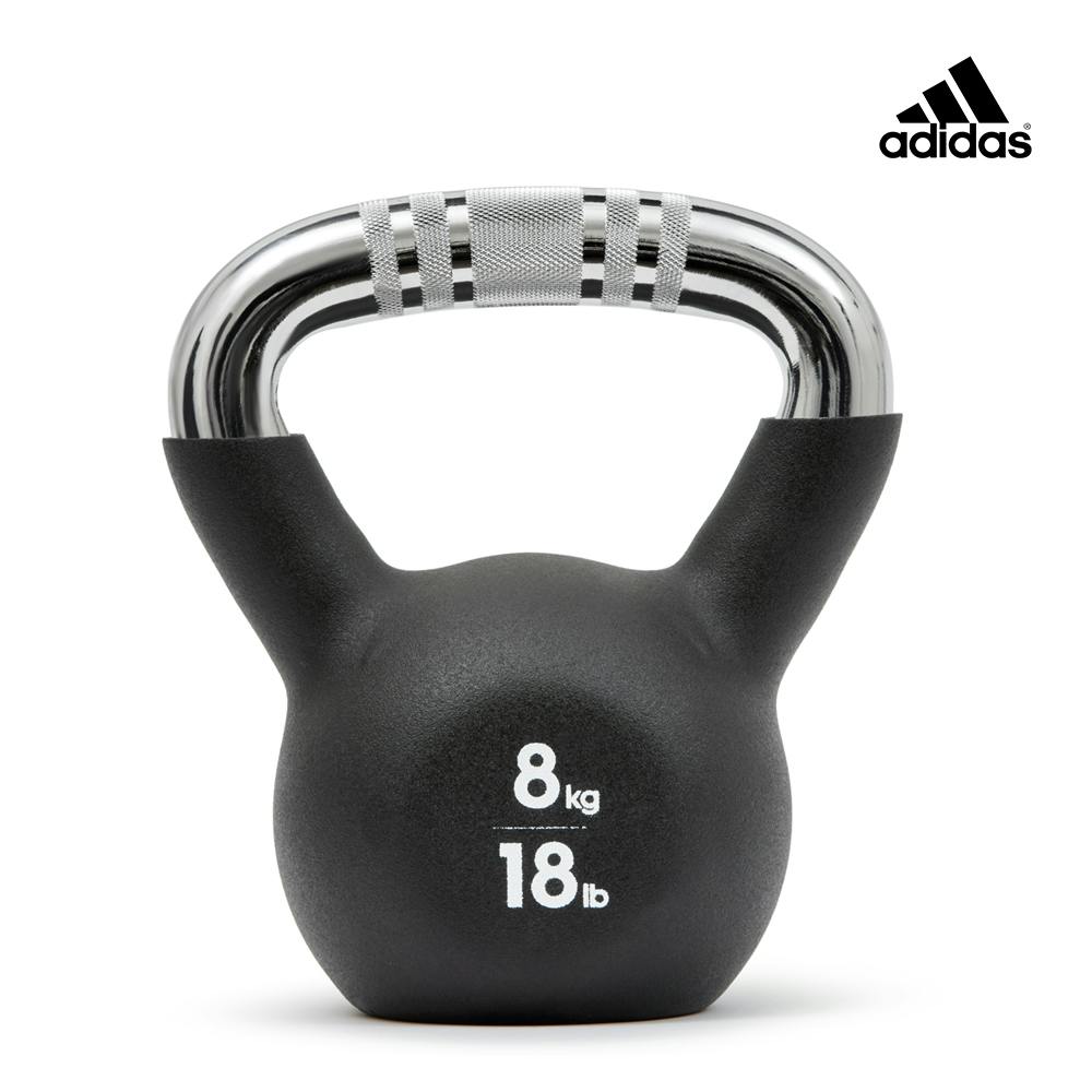 【Adidas 愛迪達】健身鑄鐵壺鈴(8Kg/18LB)