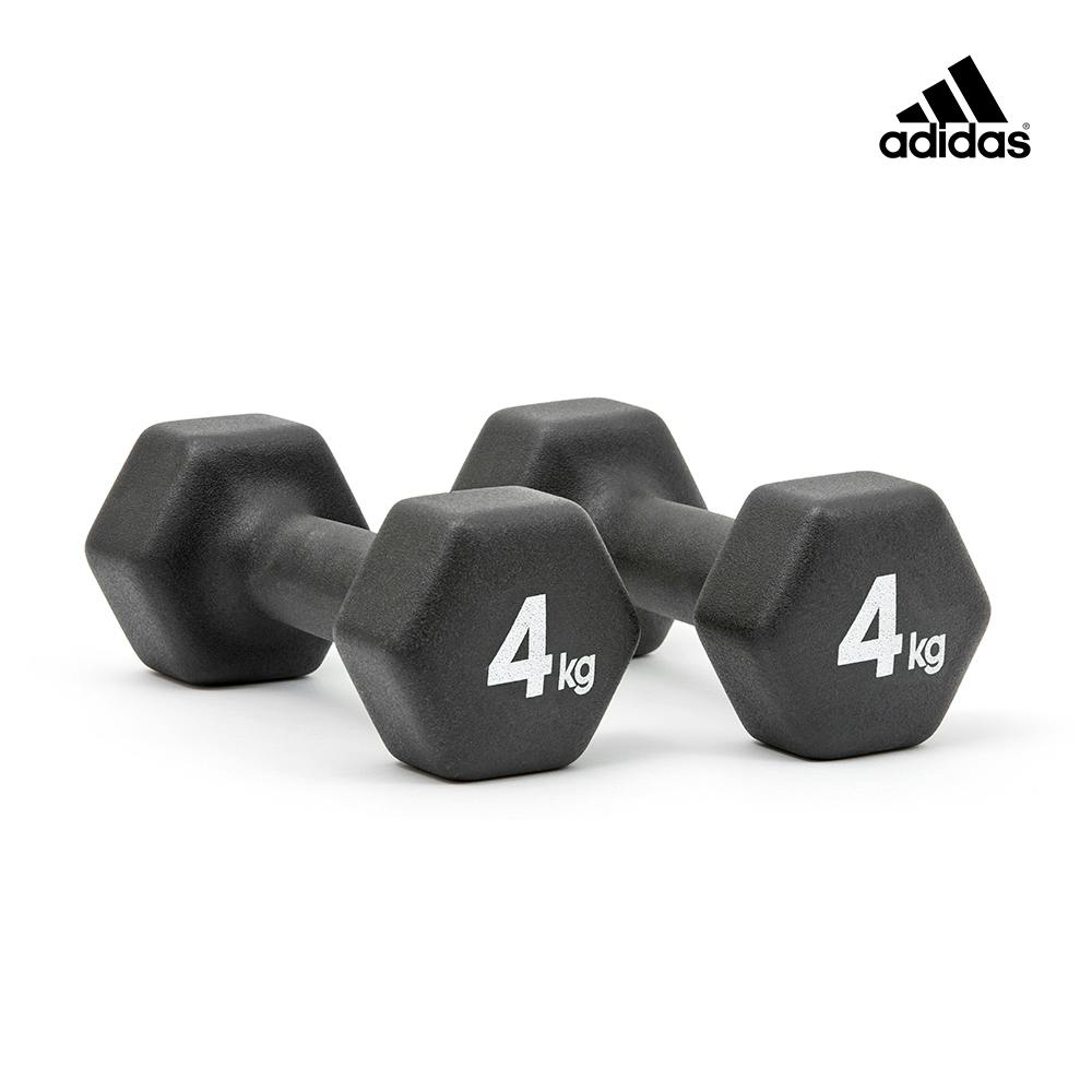 【Adidas 愛迪達】六角訓練啞鈴(4kg)