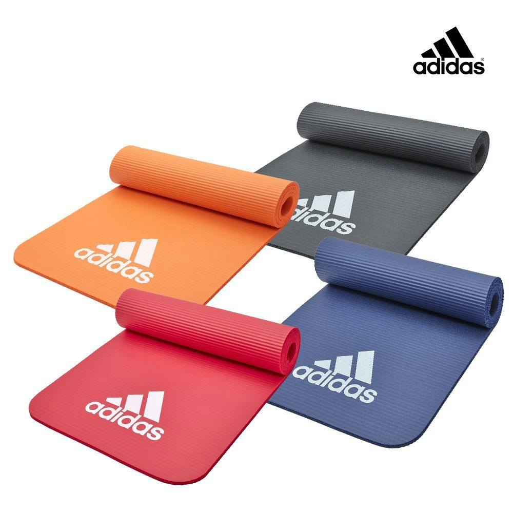 【Adidas 愛迪達】全功能波紋健身墊-10mm (石榴紅)