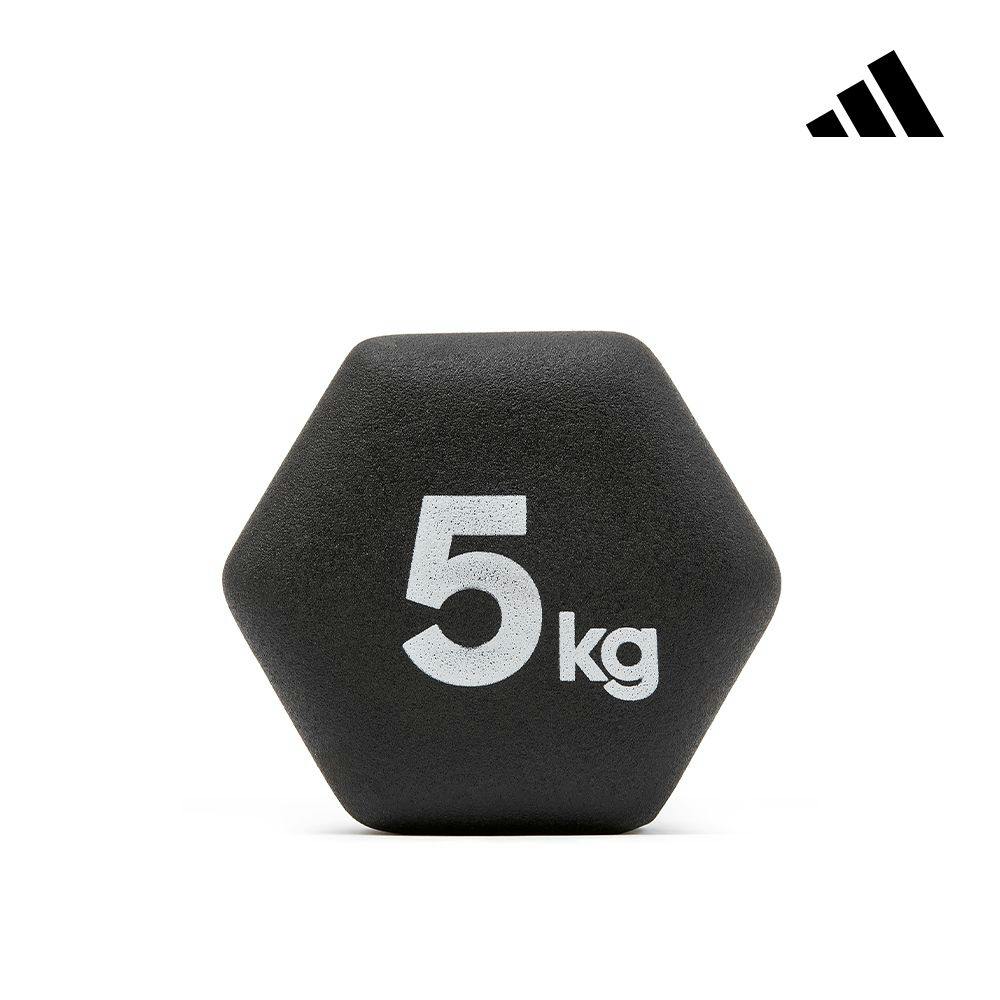 【Adidas 愛迪達】六角健身啞鈴(5kg)