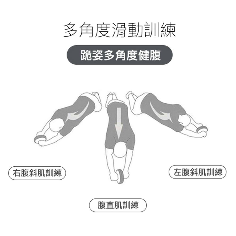 【Adidas 愛迪達】雙輪式健腹輪