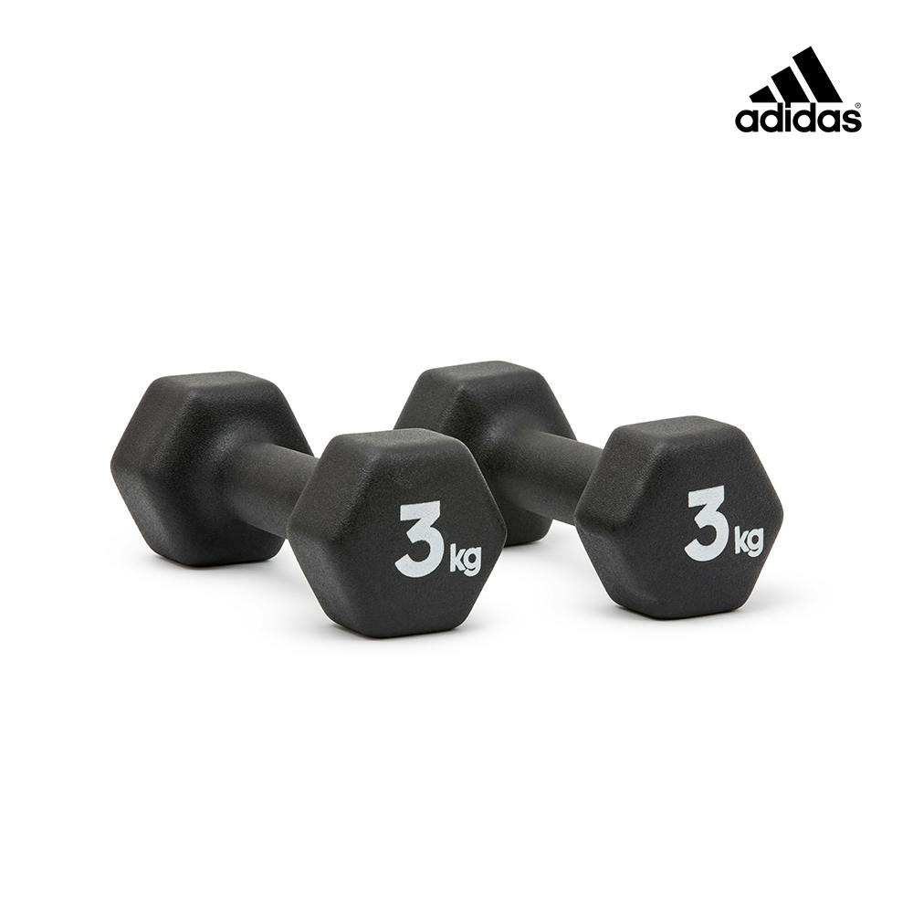 【Adidas 愛迪達】六角健身啞鈴(3kg)